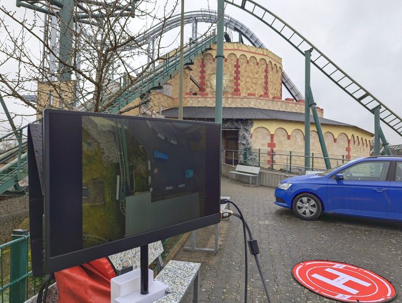Live-Monitoring bei der Achterbahn-Inspektion